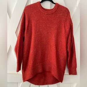 Old Navy Orange Cowl Neck Sweater